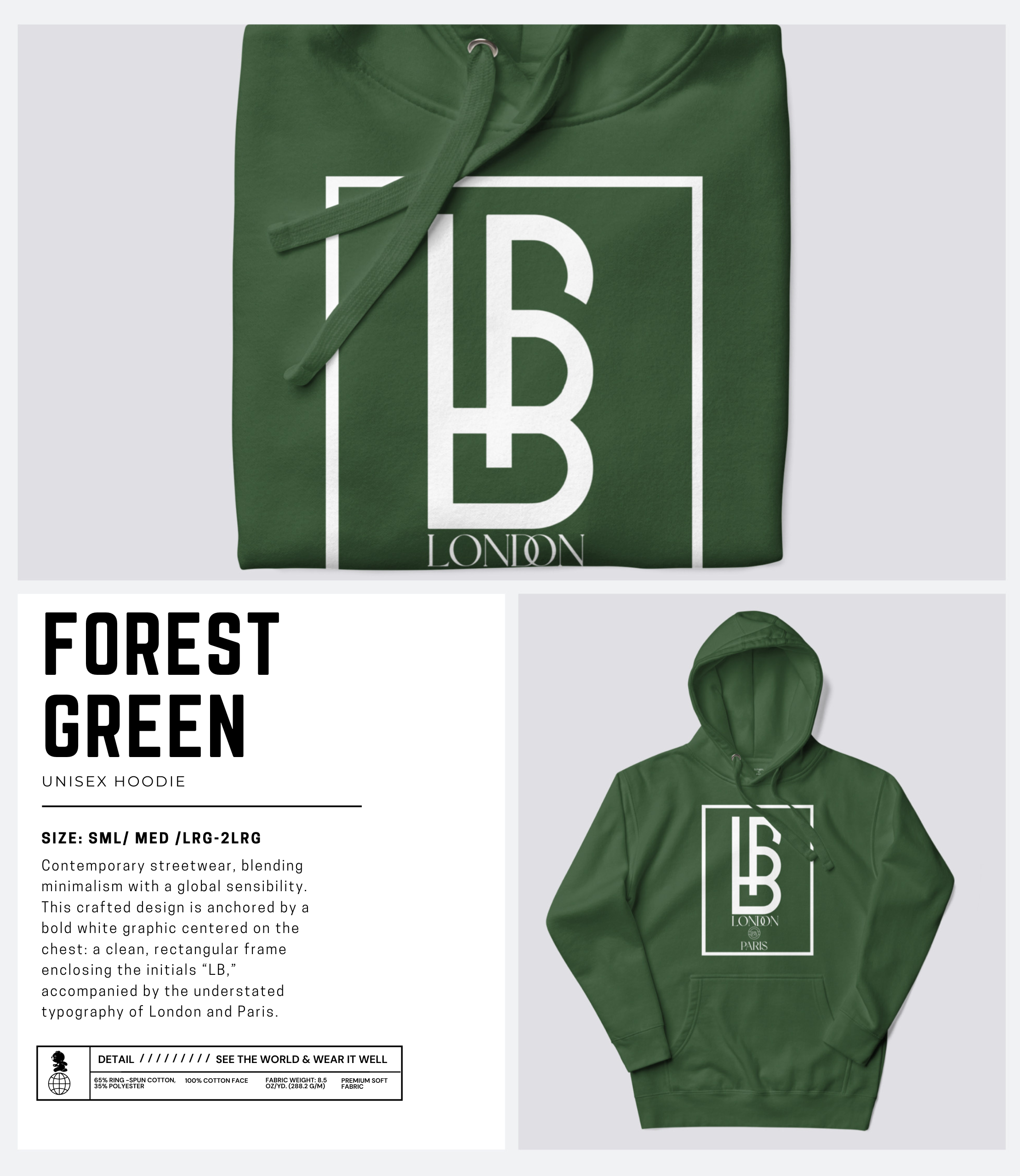Forest Green Hoodie
