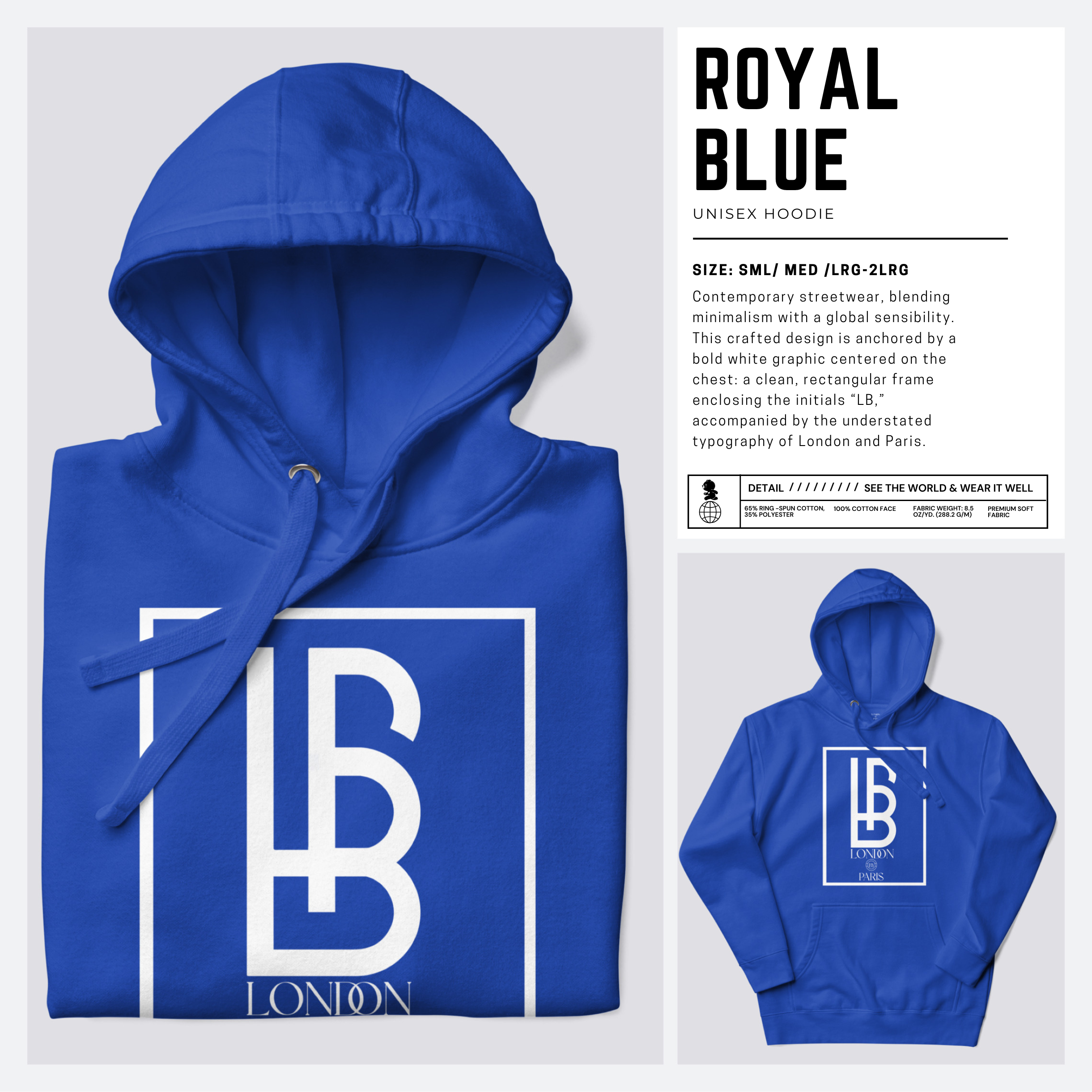 Royal Blue Hoodie