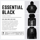 Essential Black Hoodie