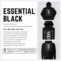 Essential Black Hoodie