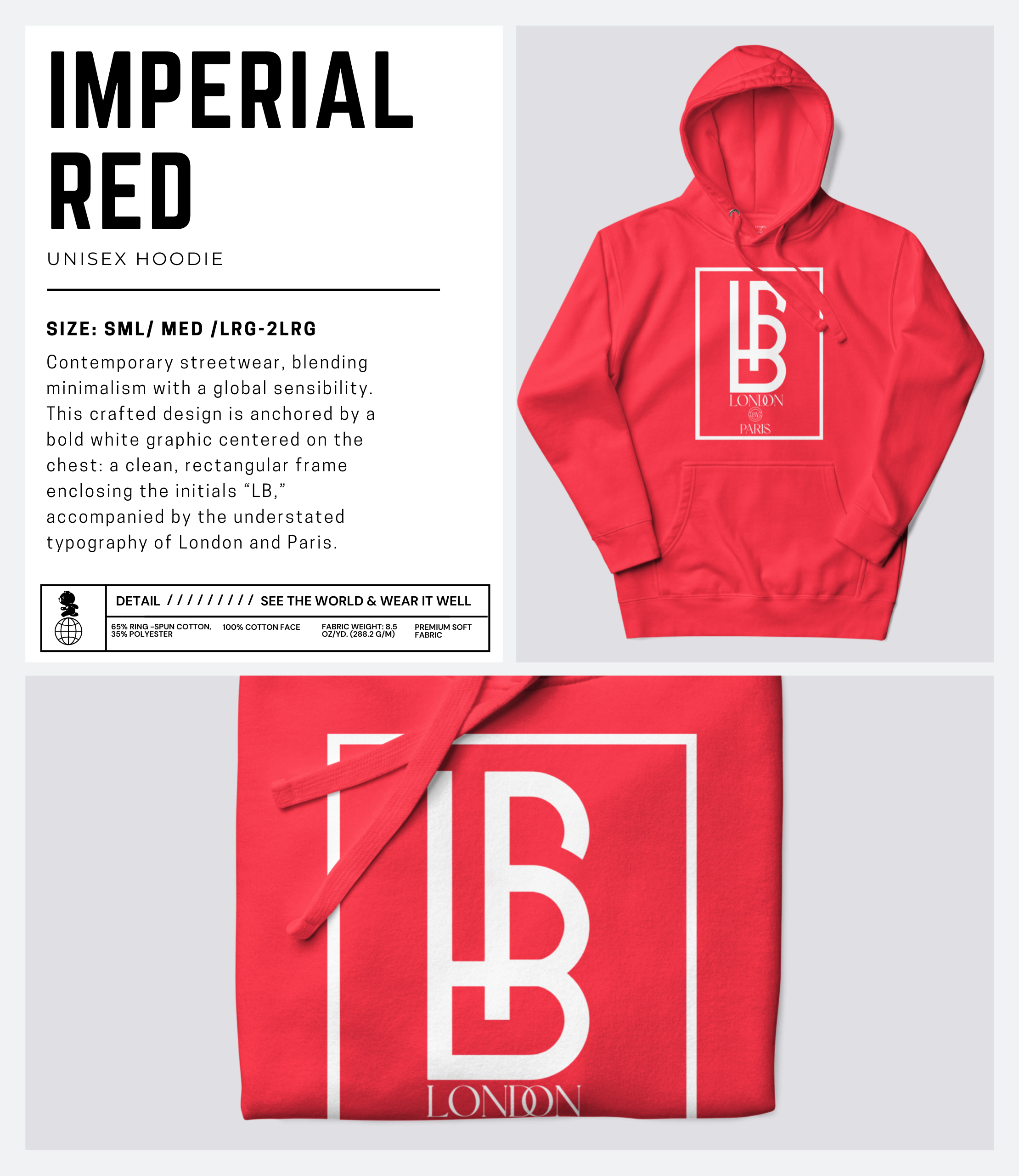 Imperial Red Hoodie