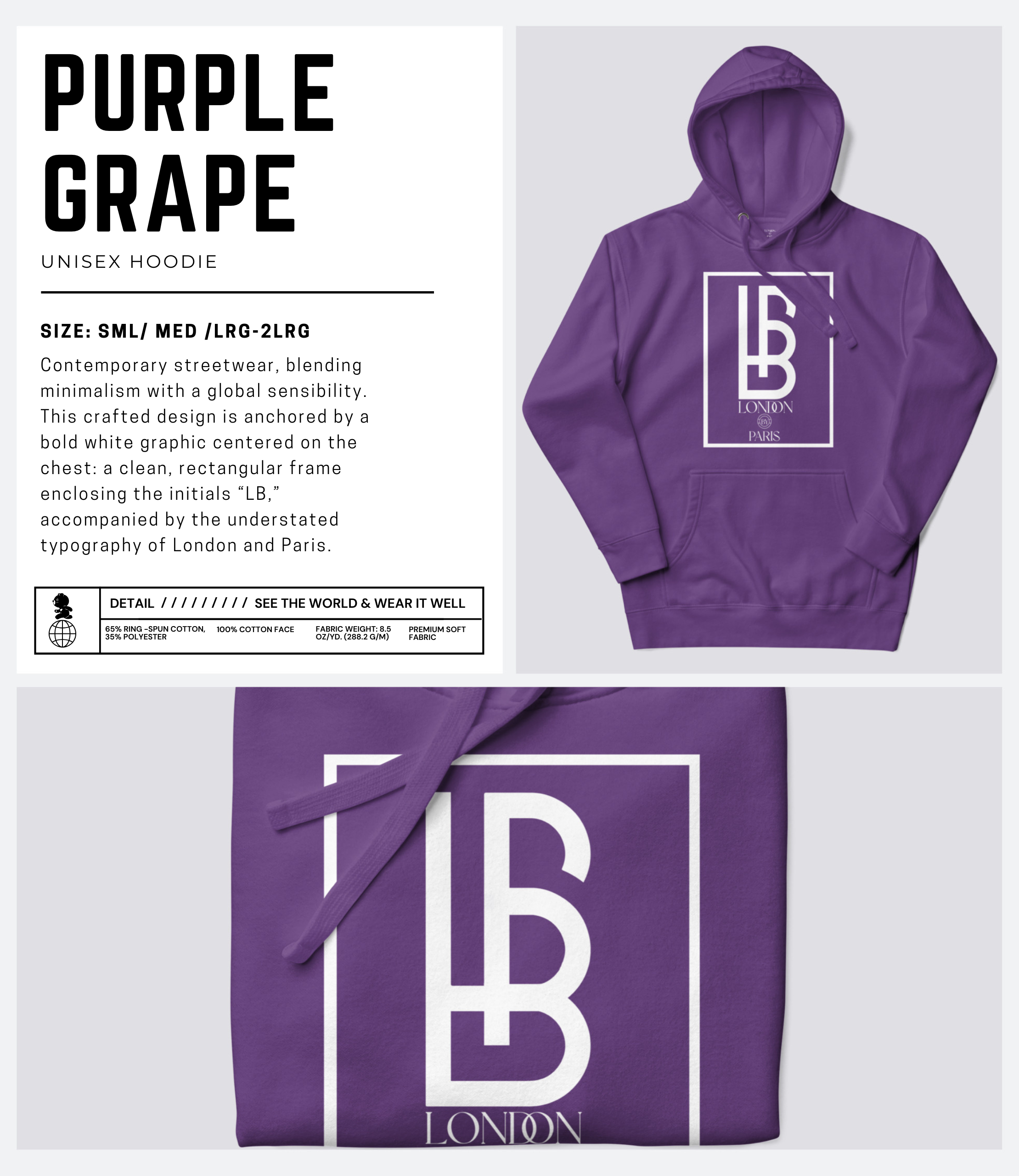 Purple Grape Hoodie